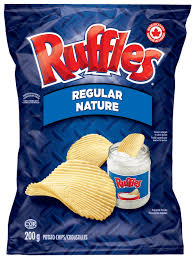 Ruffles Chips Régulier 170g 6.5oz 